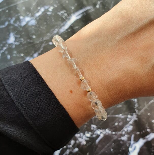 Clear Quartz Crystal Bracelet - Image 2
