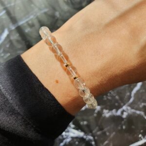 Clear Quartz Crystal Bracelet