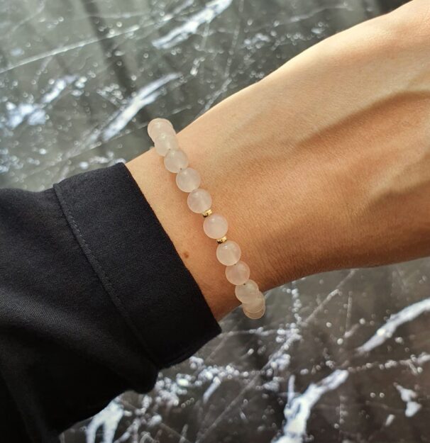 Rose Quartz Crystal Bracelet - Image 4