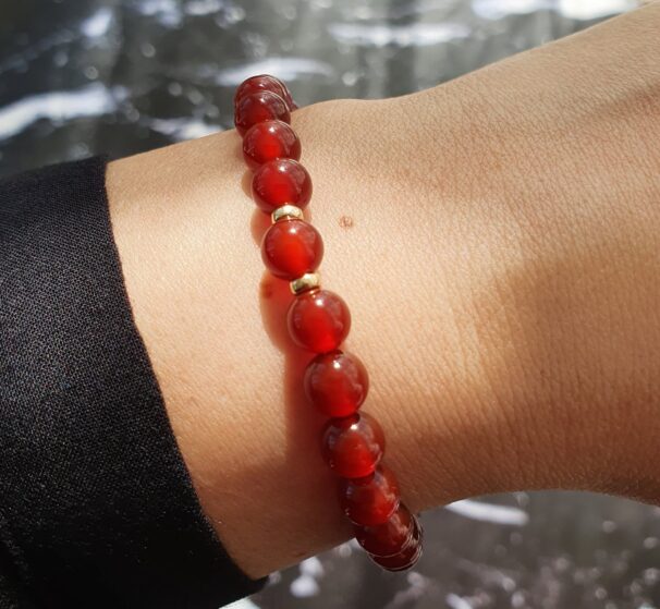 Carnelian Crystal Bracelet