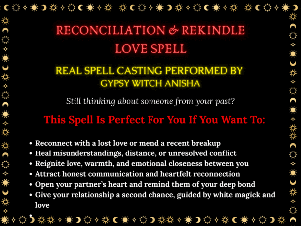Reconciliation & Rekindle Love Spell - Image 2
