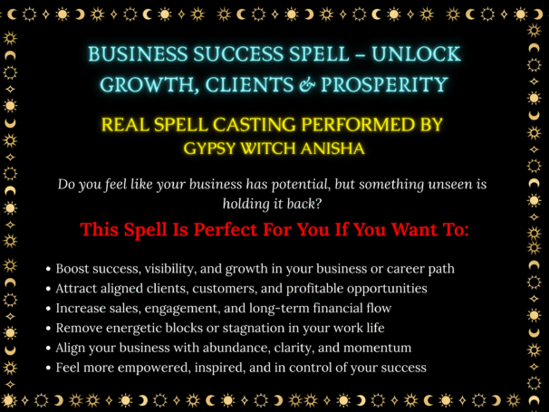 Business Success Spell - Image 2