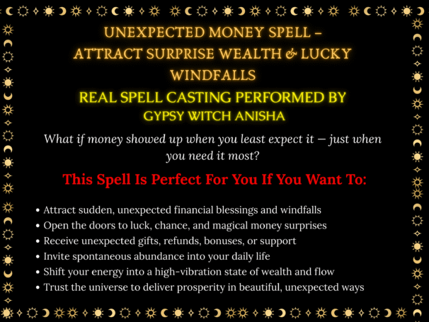 Unexpected Money Spell - Image 2