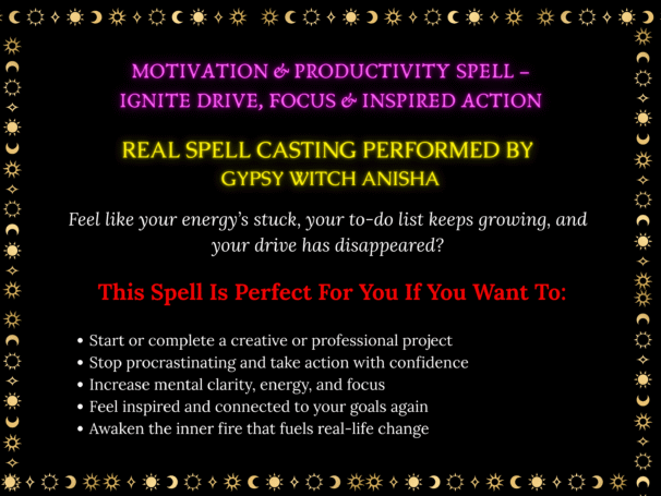 Motivation & Productivity Spell - Image 2