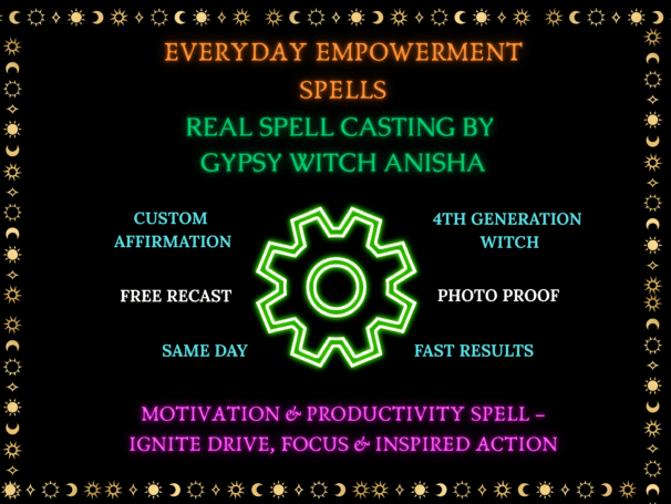 Motivation & Productivity Spell