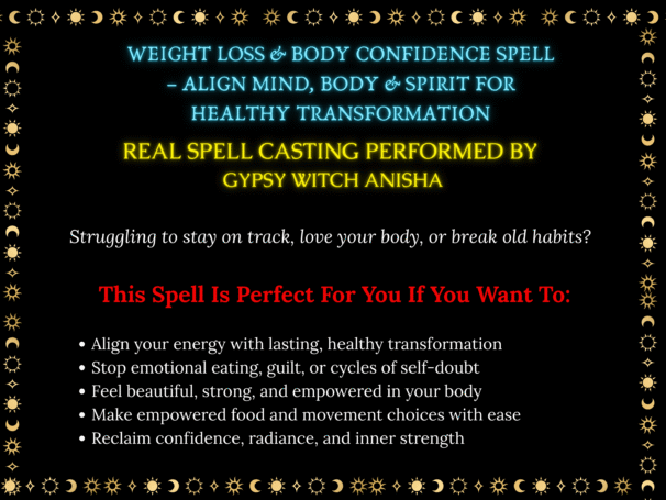 Weight Loss & Body Confidence Spell - Image 2