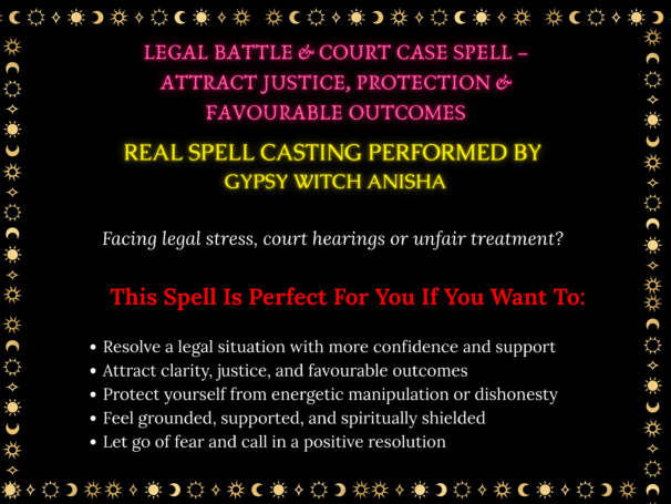 Legal Battle & Court Case Spell - Image 2