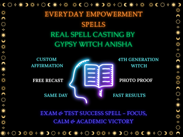 Exam & Test Success Spell