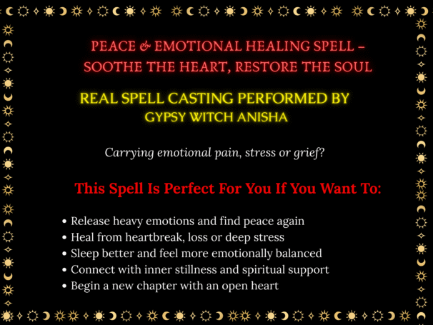 Peace & Emotional Healing Spell - Image 2