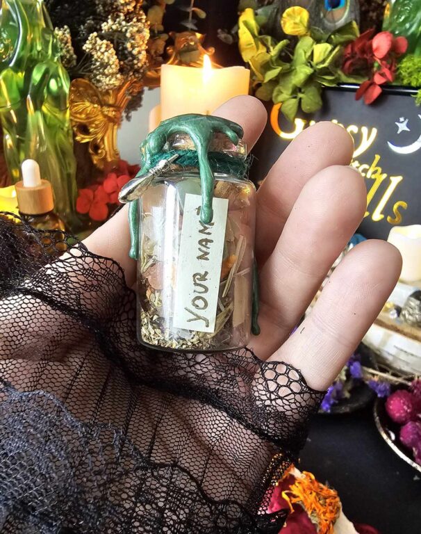 Prosperity & Abundance Spell Jar - Image 4