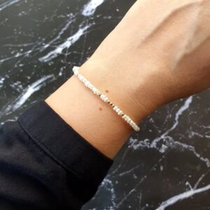 Dainty Pearl Crystal Bracelet