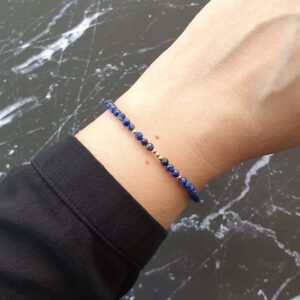 Dainty Lapis Lazuli Crystal Bracelet