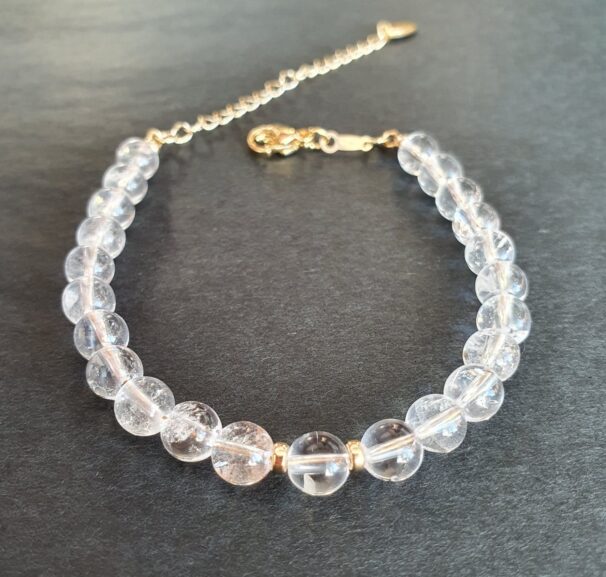 Clear Quartz Crystal Bracelet - Image 3